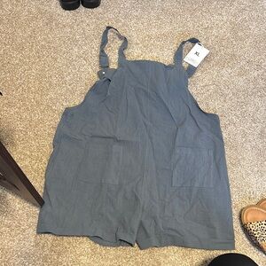 Blue Overalls with Pockets